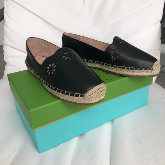 Kate Spade Gillian Black Espadrille Slip On Shoes - Picture 3 of 8